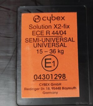 Autosedačka Cybex Solution X2 fix - 9