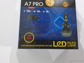 LED H7 - Extra silné žiarovky s CANBUS - 350W - 35000Lm - 9