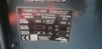 LINDE H45D-02 boční posuv, do středního terénu - 9