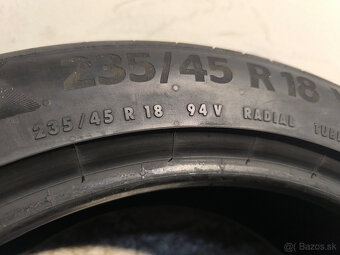 235/45 R18 Letné pneumatiky Continental 4 kusy - 9