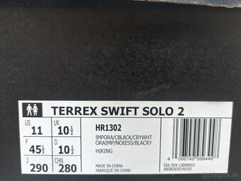 Botasky Adidas Terrex Swift Solo II. vel. 45 - 9