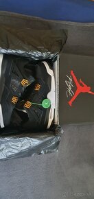 Predám Air Jordan 4 retro black gold - 9