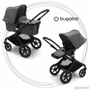 Bugaboo fox 2 black grey melange - 9