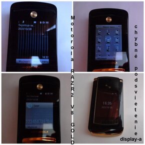 Motorola RAZR V3i STEELGRAY + RAZR2 V8 RAZR V3 E4 Dotyková - 9