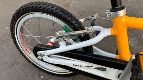 Detský bicykel WOOM 2 14” žltý + príslušenstvo - 9