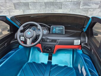 ⏩ Elektrické autíčko BMW X6M - lakované - modré - 9