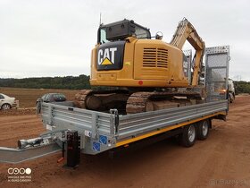 Nákladný príves vlek JCB Terex CAT Bobcat Kubota - 9