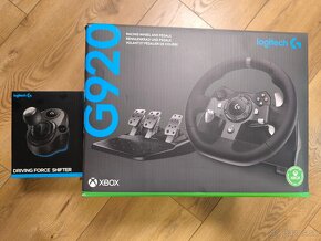 Volant Logitech G920 + Logitech Shifter - 9