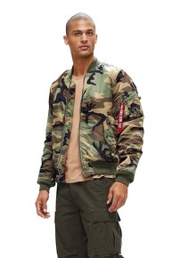 Alpha Industries bunda bombera Camo Bomber velkosť XS (S) - 9