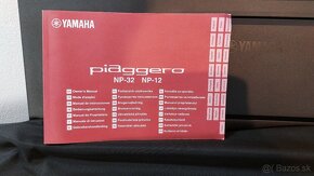 Yamaha Piaggero NP-32B + stojan  + stolicka + pedal - 9