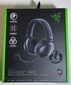 Bezdrôtový herný headset s mikrofónom Razer Kraken V3 Pro - 9