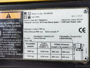 Prodám vysokozdvižný vozík HYSTER 42.00XMS - 9