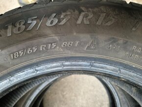 185/65 r15 zimné 4 ka MATADOR dezén 8,4 - 7 mm DOT2022 - 9