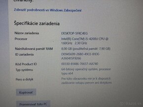 HP EliteBook 850 G1, i5-4200U, 8GB RAM, 256GB SSD, Win10 - 9