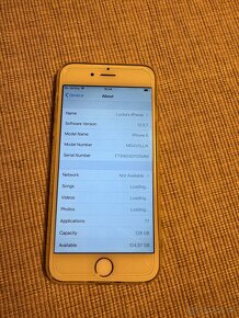 iPhone 6 128Gb biely, zdravie baterie 93% - 9