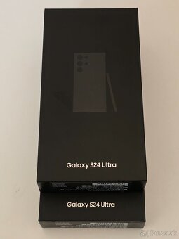 Predám 2x nový Samsung Galaxy S24 Ultra 12/512gb Black - 9