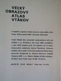 Veľký obrazový atlas vtákov; Jan Hanzák - 9