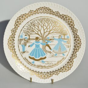 Vianoce - 5 ks Porcelánové taniere z Anglicka - 9