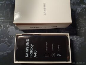 Samsung Galaxy A40 64GB Black (Dual SIM + MicroSD) TOP stav - 9