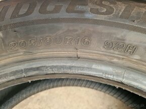 205/60r16 zimné 4 ks BRIDGESTONE dezén 8-7,5 mm DOT2021 - 9