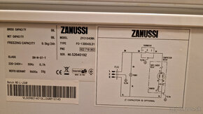 Predám: Truhlicová mraznička ZANUSSI - 9