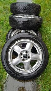 Disky+zimné pneu Mini Cooper 15" / 4x100 / ET 45 SO 56,1 - 9