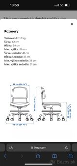 Vimund Ikea stolicka derska/ studentska - 9