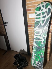 BURTON SNOWBOARD SET+SPYDER NOHAVICE - 9