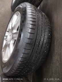 Predám tieto al.disky BBS 5x112 R17 s pneu 225/50 r17 8mm. - 9