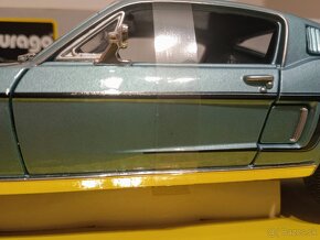 1:18 FORD MUSTANG GT COBRA JET 1968, Bburago - REZERVE - 9