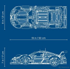 Predám: rc stavebnica Porsche Technic 911 RSR - 9