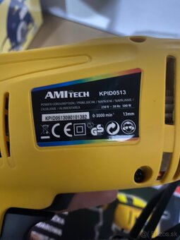 Príklepová vŕtačka AmiTech 500W nová - 9