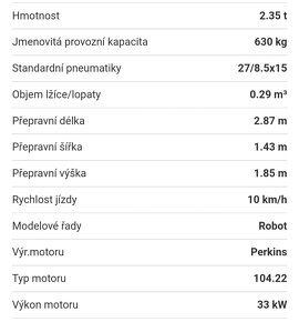 JCB Robot, smykovy nakladac,unc - 9