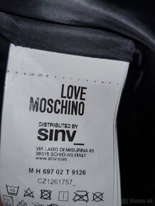 Love moschino zimna bunda bombera veľkosť s-M - 9