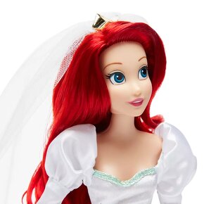 Ariel bábika svadobné šaty, original DISNEY classic doll - 9