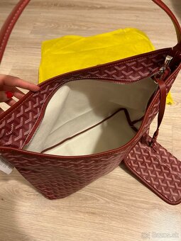 Goyard kabelka Bohéme Hobo - burgundy (GO2) - 9