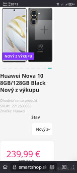 Huawei Nova 10 128GB,8GB - 9