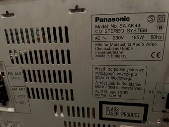 Predám hi-fi vežu PANASONIC SA-AK44 - 9