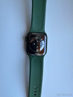 Apple Watch Series 7 41 mm Zelený hliník s listovo zeleným š - 9