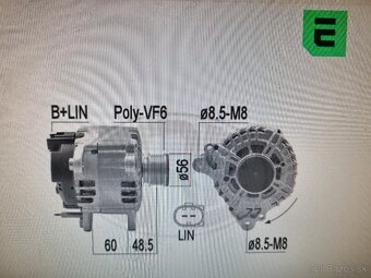 SKODA,SEAT,VW ALTERNATOR 14V  180A - 9