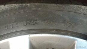 Alu disky MAZDA 5x114,3 R17 + letné pneumatiky - 9