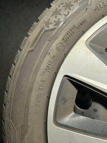 Zimná sada Škoda Fabia 185/60 R15 88T + plechové disky - 9