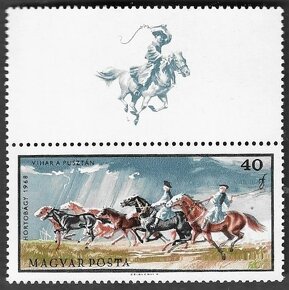 ????PZ.2025.2. H O R T O B Á G Y - Horse Breeding - 1968 - M - 9