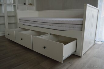 Rozkladacia posteľ s úložným priestorom  Hemnes - 9