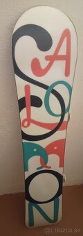 151 cm krasny farebny snowboard SALOMON s viazanim - 9