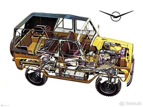 Uaz 469, Uaz 452 - zrcátka - ORIGINÁL - 9