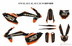 Polep KTM  EXC-F, EXC, SX, SXW - 9