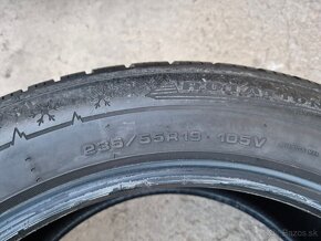 235/55 r19 zimné 4 ks DUNLOP dezén 7,1 - 6,1 mm - 9