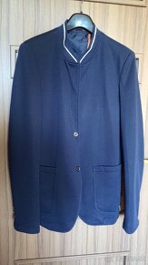 Ombre Clothing Pánsky blazer Nedor navy - 9