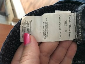 NOVÉ CALVIN KLEIN originál riflove saty S/M - 9